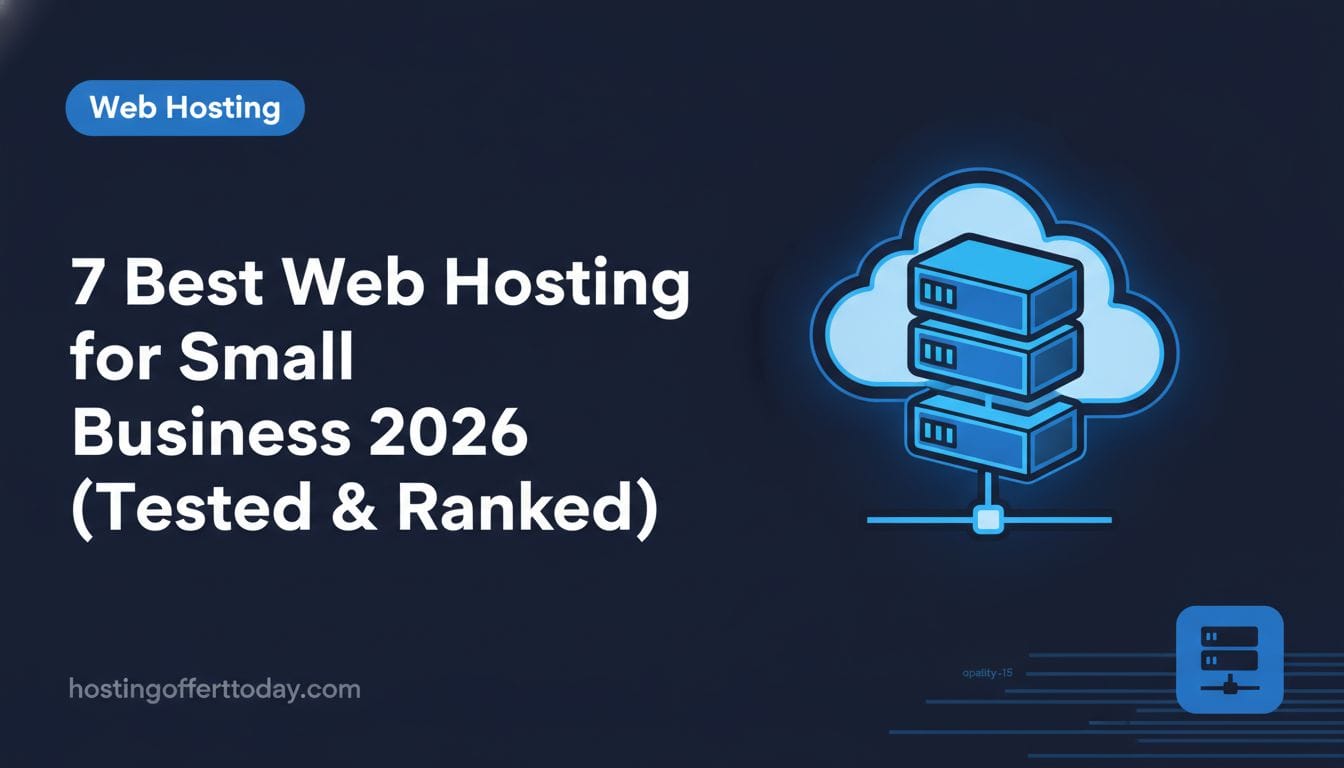 7 Best Web Hosting for Small Business 2026 (Tested & Ranked) - Featured Image