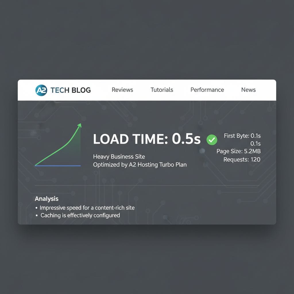 A2 Hosting Turbo server speed test results 2026 A2 Hosting Turbo server speed test results 2026