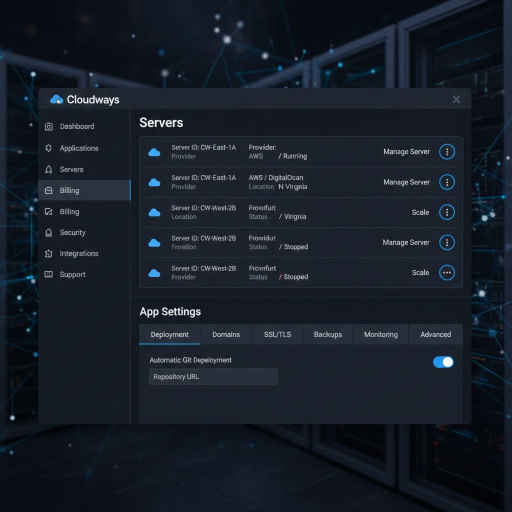 Cloudways 2026 Dashboard Overview