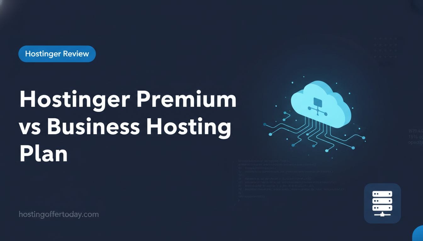 Hostinger Premium vs Business Hosting Plan 2026: Comparison - Featured Image