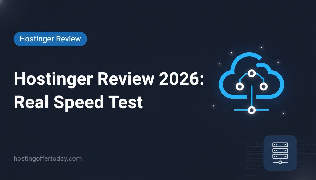Hostinger Review 2026: Real Speed Test Results & AI Features - Featured Image