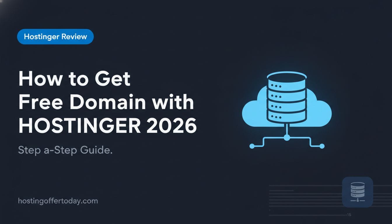 How to Get Free Domain with Hostinger 2026: Step-by-Step Guide - Featured Image