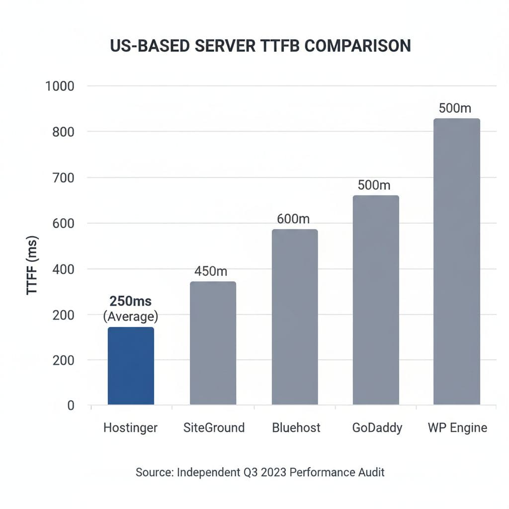 Performance benchmark of Hostinger servers in the USA