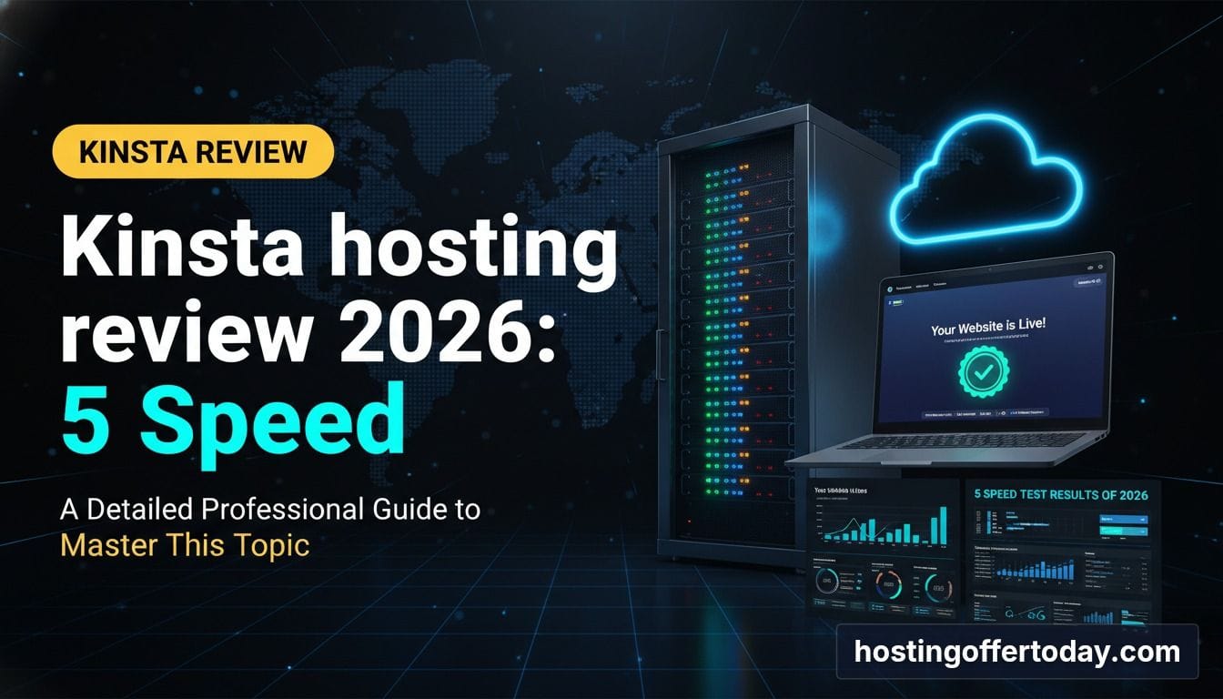 Kinsta hosting review 2026: 5 Speed Test Results of 2026 - Featured Image
