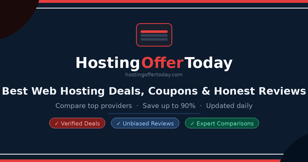 Best Web Hosting Deals & Coupons 2026 | Hosting Offer Today