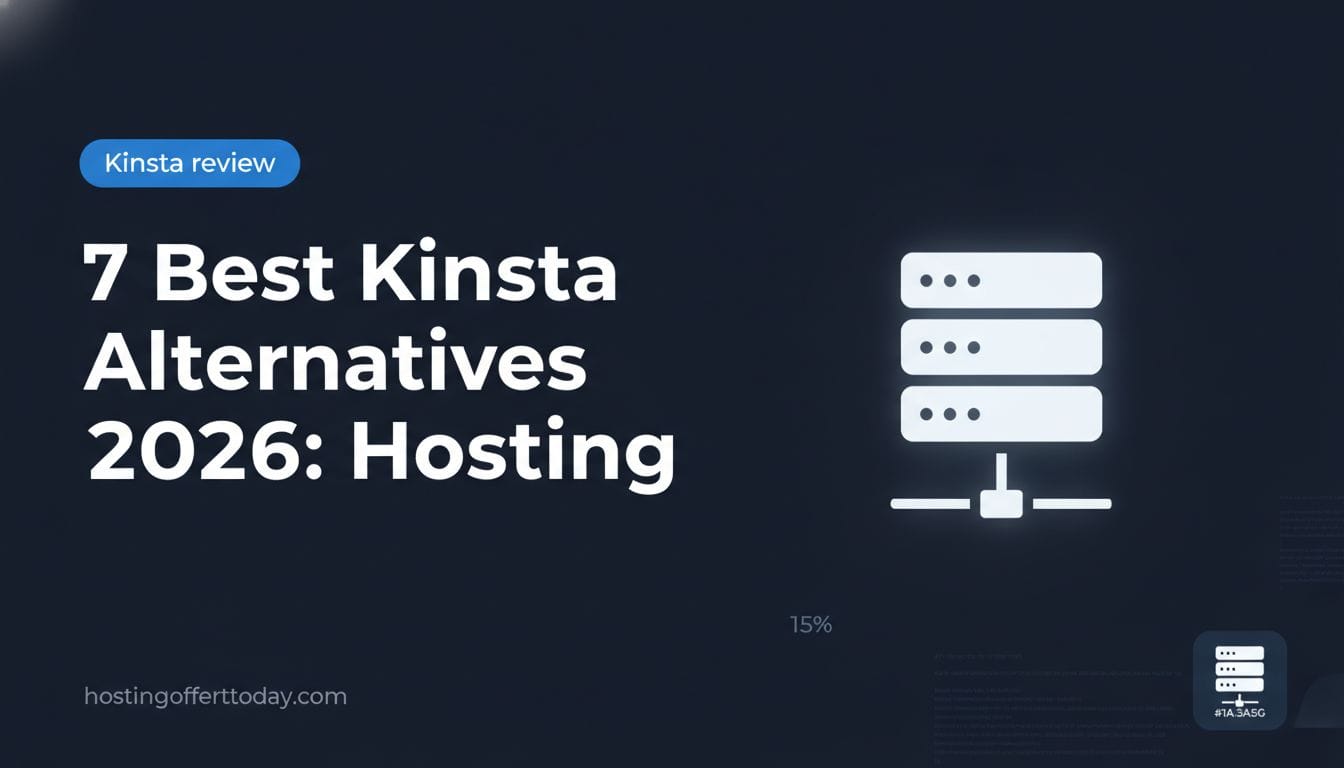 7 Best Kinsta Alternatives 2026: Hosting for High Traffic - Featured Image